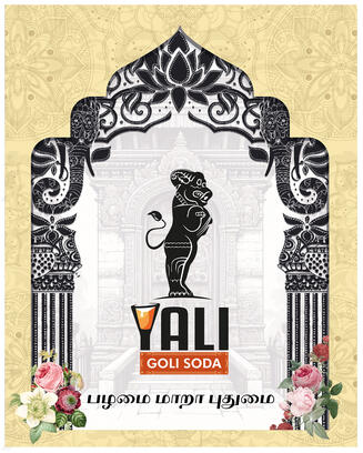 The Goli Soda arch: A stylish gateway to your favorite flavors.